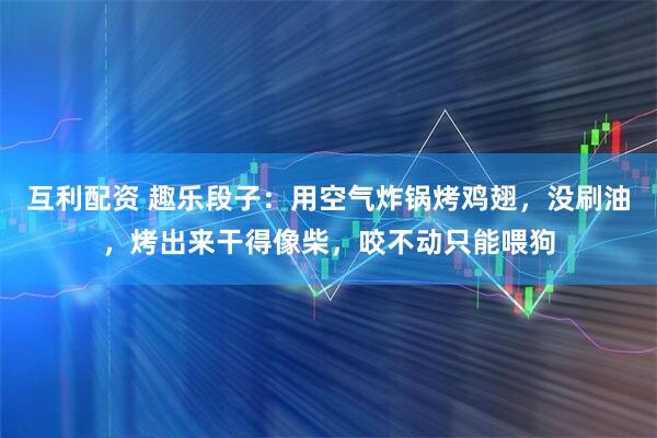 互利配资 趣乐段子：用空气炸锅烤鸡翅，没刷油，烤出来干得像柴，咬不动只能喂狗