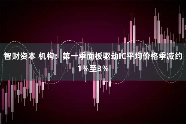 智财资本 机构：第一季面板驱动IC平均价格季减约1%至3%